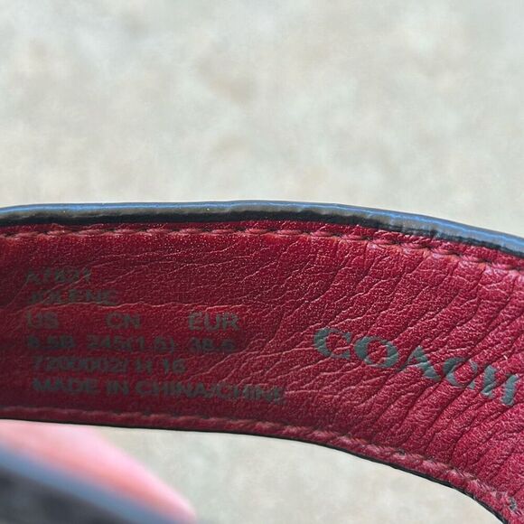 COACH Jolene Signature Wedge Flip Flop Women’s Sz 8.5 - Picture 15 of 15